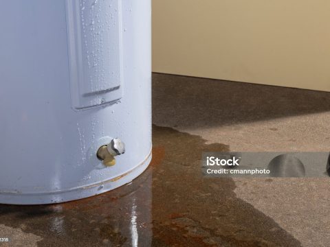 hot water unit leaks